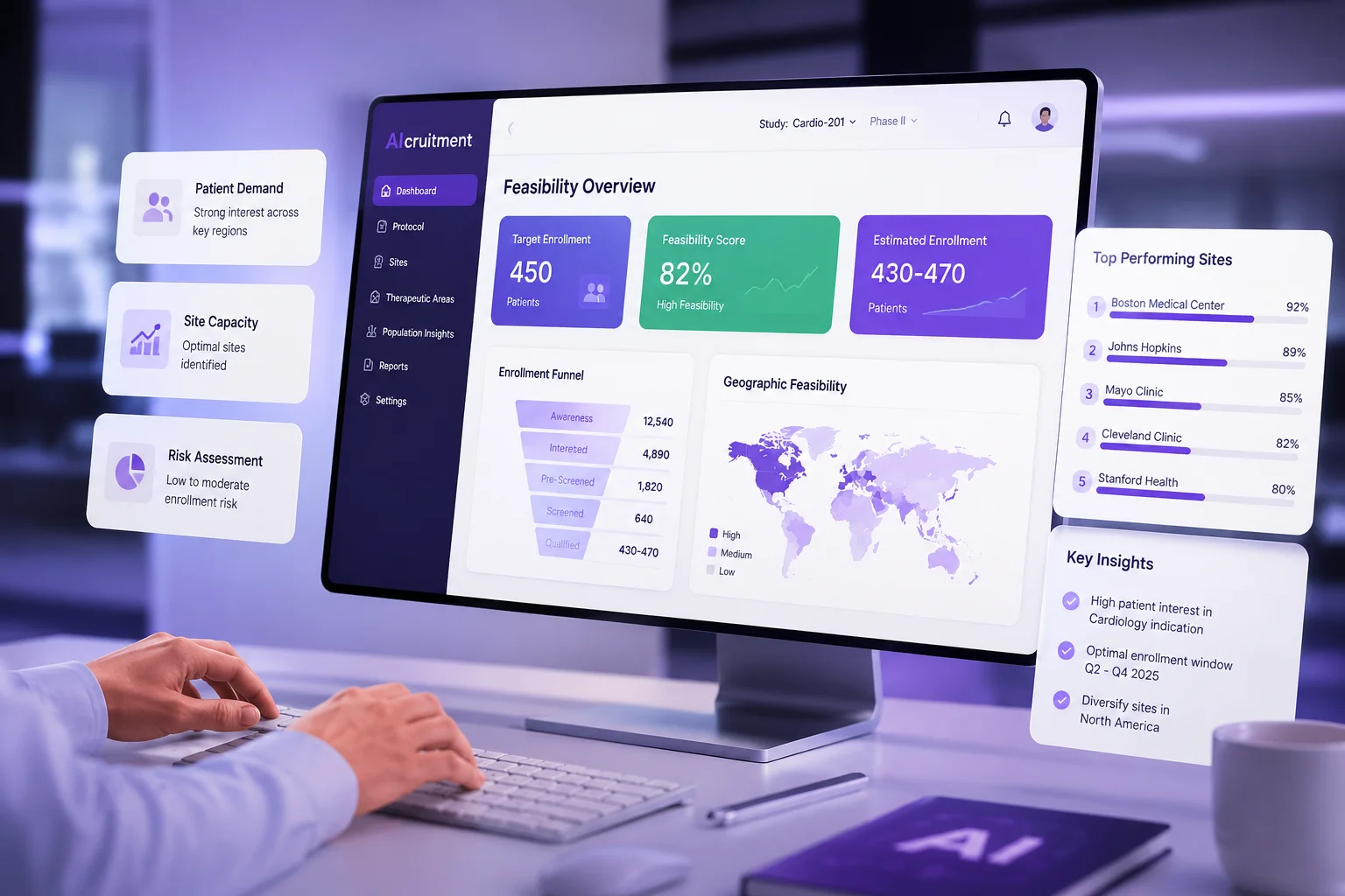 AIcruitment patient recruitment solution